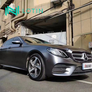 Car Wrapping Film Pure Metal Deep Grey Color Change Body Sticker Car Vinyl Wrap - Product Image 1