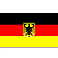 Drapeaux personnalisés de haute qualité 3x5 pour tous les pays, drapeaux allemands en tissu avec fanion de style aluminium, prix direct usine