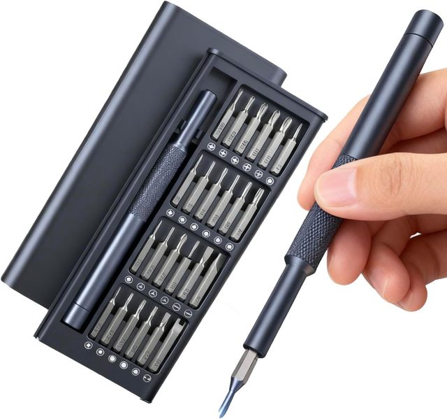 24-in-1 Precision Screwdriver Set, Upgraded S2 Steel Magnetic Mini Repair Tool Kit for Electronics, IPhone, Laptop