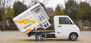 Camion de transfert de déchets électrique compact <span class=keywords><strong>KLF</strong></span>, autonomie <100 km, moteur 50-100 kW, batterie 30-50 kWh, directement de l'usine Hubei - Product Image 3