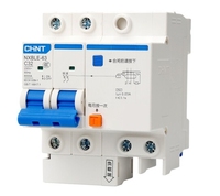 Disjoncteur différentiel CHINT RCBO 1P+N 2P 3P 3P+N 4P NXBLE-63 6A 10A 16A 20A 25A 32A 40A 50A 63A