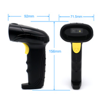 Incode 1D Qr escáner de código 2D escáner de código de barras de mano pistola de escaneo de código de barras con cable Qr lector de código USB para supermercado