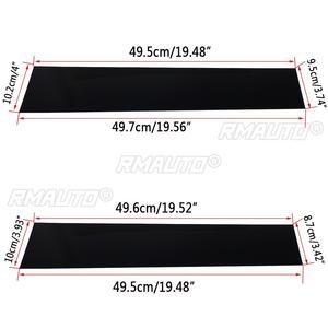 4 ชิ้น แผ่นปิดเสาประตูรถยนต์สำหรับ Ford F-150 F150 Super Cab Crew ปี 2004-2014 สติ๊กเกอร์ตกแต่งแผงประตู สีดำเงา - Product Image 6