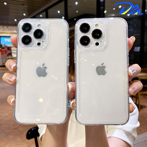 Trong kho nhà máy mềm <span class=keywords><strong>TPU</strong></span> rõ ràng chống vàng linh hoạt chống rơi chống sốc điện thoại di động trường hợp bìa cho <span class=keywords><strong>Iphone</strong></span> 17 Air Pro Max - Product Image 3