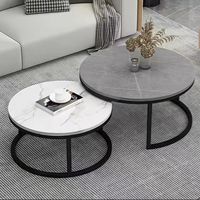 Table basse moderne de luxe léger en panneaux MDF pour salon, idéale pour petits appartements, petite table d'appoint