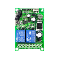 Interrupteur RF universel 2 canaux ON/OFF, télécommande sans fil 433 MHz, récepteur pour porte de garage, construction métallique, portée 50 m, Century 2