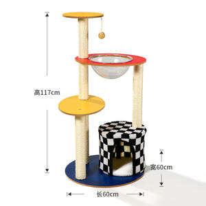 Soporte para gato Tower House Condo con perca grande Árbol trepador para gatos - Product Image 6