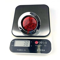 2024 tendances chaud 12 24 volts Chrome ombre LED remorque camion feu arrière nouvel état rouge ambre jaune autres voiture lumière accessoires