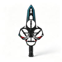 Mini drone 4DRC V66 4 axes RC Flying Sword à lancement manuel avec lumières LED colorées, maintien d'altitude, acrobaties 3D, jouet aérien