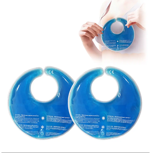 แผ่นประคบร้อนเย็นสำหรับคุณแม่ให้นมบุตร รุ่น GY B003 สีชมพู ผลิตจากวัสดุ PVC และผ้าพลัฌ - Product Image 1