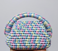 Nouveaux Sacs à Main Tendance 2026 – Vente en Gros de Sacs Fourre-Tout Décontractés de Luxe en Crochet Tricoté, Sacs Pochette d'Été Faits Main en Crochet Colorés Personnalisés