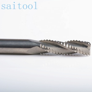 <span class=keywords><strong>3</strong></span> sáo <span class=keywords><strong>CNC</strong></span> công cụ kim loại thô răng phay cắt cho nhôm - Product Image 4