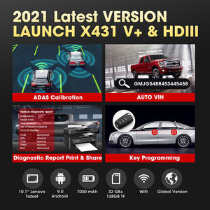Nuevo módulo LAUNCH X431 V + HD III HD3 24V herramienta de diagnóstico de camiones pesados actualización gratuita diagnóstico en línea trabajo con X431 V +/pro3 - Product Image 3