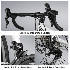WEST BIKING Vélo de Route Léger pour Adultes, Bicyclette Confortable Tendance avec Cadre en Alliage d'Aluminium - Product Image 3