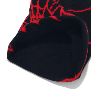 Moda Hip-hop Streetwear gorras para hombres mujeres Unisex Goth Pullover Skull Cap Y2K invierno cálido sombreros Spider <span class=keywords><strong>Web</strong></span> Knitting Beanie Hat - Product Image 6