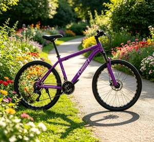 Hardtail Mountain Bike, Front Suspension Fork Dual Disc Brake Adult MTB For City <strong>Park</strong> Garden Outdoor Leisure <strong>Cycling</strong> - Product Image 5