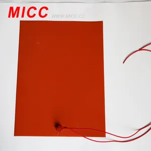 Micc Flexibele Siliconen Verwarming Pad Met Thermostaat Elektrische Gas Heater Silicone Rubber Flexibele Hot Plaat