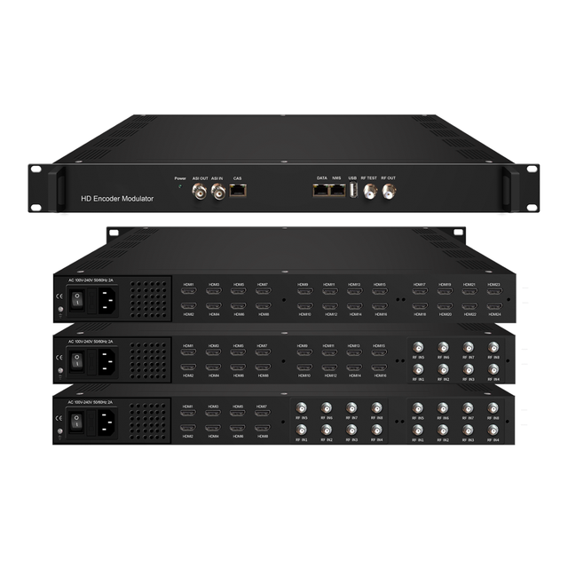 CSP-3536S HD Encoder-Modulator 24 HDM1 input 16 DVB-T/16 ISDBT output encoder modulator