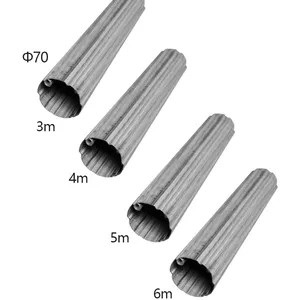日よけ部品亜鉛メッキローラーパイプローラーチューブ70mm78mm100mm日よけ部品チューブ