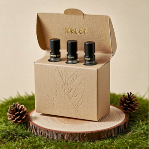 2ml 3ml 5ml Eau De Parfum Logo personnalisé Ensemble Trio d'essentiels de <span class=keywords><strong>voyage</strong></span> Boîte d'emballage de parfums mini coffret cadeau emballage de parfums - Product Image 2