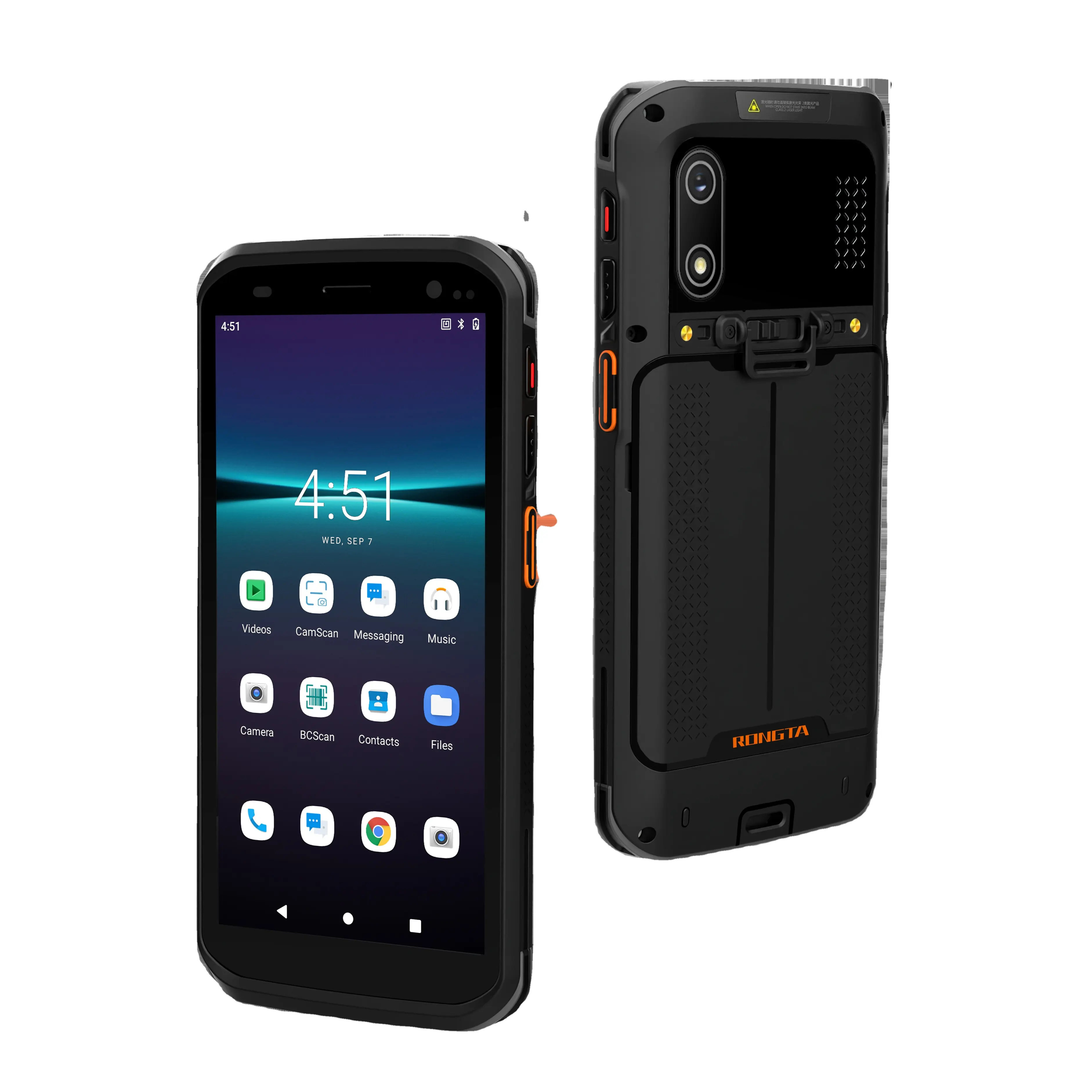 5.5 pouces Handheld PDA Android 11.0 collecteurs de données logoistic industriel téléphone intelligent NFC code à barres robuste pdas