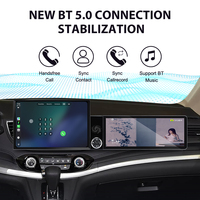 ZWNAV Pantalla de 13.1"+12.3" para Honda CRV 2012-2016, Unidad Principal Android 13 con Carplay, DSP, GPS, Multimedia, Radio para Auto, Estéreo OEM