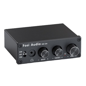 FOSI Q4เครื่องเสียงขนาดเล็กสเตอริโอ USB สำหรับเล่นเกม DAC & เครื่องขยายเสียงหูฟังอะแดปเตอร์แปลงเสียงสำหรับบ้าน/เดสก์ท็อปขับเคลื่อน/ลำโพง - Product Image 1