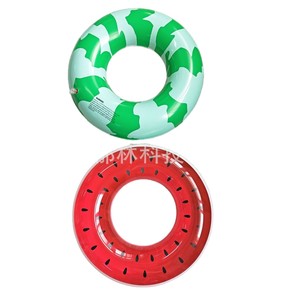 Inflatable PVC Swimming <b>Ring</b> For Child Watermelon And Pineapple Design 20 <b>Thickness</b> Pool Float - Product Image 1