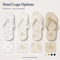 Tongs en PVC personnalisées avec logo, impression intégrale, pour hôtels, complexes hôteliers, commandes promotionnelles, vente en gros