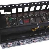 Plate-forme complète de serveur 8 GPU avec espace de 70mm Rack de style 8 Gpu ATX avec alimentation et ventilateur en stock