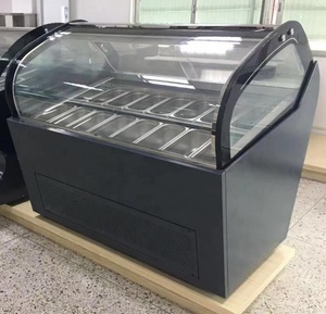 Trung Quốc Nhà Máy Giá Gelato Lạnh Trường Hợp/Ice Cream Hàng Loạt Hiển Thị Sâu Tủ Đông - Product Image 2