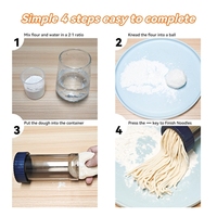 Machine à pâtes électrique sans fil multifonctionnelle, appareil domestique automatique, alimentation manuelle pour la fabrication de pâtes et nouilles