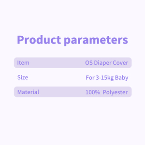 Elinfant copertura per pannolini per bambini impermeabile in poliestere copri pannolini per ragazze copri pannolini di stoffa per neonati - Product Image 3