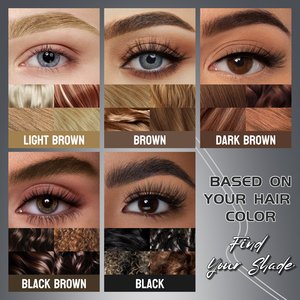 Crayon à sourcils liquide double embout longue tenue, séchage rapide, imperméable, 5 options de couleurs, brosse à double pointe, étiquetage personnalisé - Product Image 3