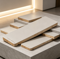 Panneau en bois massif mat, résistant aux taches et facile d'entretien, pour armoire de salon moderne et minimaliste