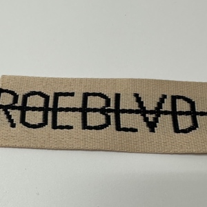 Custom Color and logo High Quality Woven Polyester Cotton <b>Webbing</b> Straps Striped Herringbone Patterns for Bags Shoes - Product Image 4