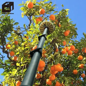 Durable Lightweight Fruit Harvesting Telescopic Carbon Fiber Pole High Rise Carbon Fiber Extension Pole 19m 20m 60ft 65ft