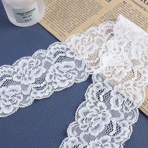 Cổ Nylon Đàn Hồi Đôi Sóng Cạnh Ren Thời Trang Của Phụ Nữ Phụ Kiện May Mặc Cho Đồ Lót Áo Ngực Hemline Trắng Ren Trim - Product Image 5