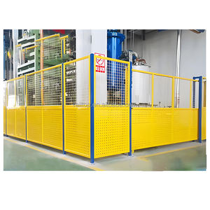 Filet d'isolement d'atelier en gros clôture de protection d'entrepôt logistique tri ceinture d'isolement jaune clôture de filet de stockage mobile - Product Image 3