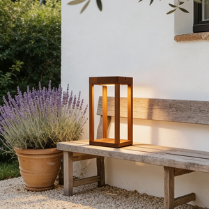 Lumière solaire décorative minimaliste en <span class=keywords><strong>bois</strong></span> massif pour <span class=keywords><strong>terrasse</strong></span>, lumière LED portable en <span class=keywords><strong>bois</strong></span>, éclairage ambiant décoratif d'intérieur - Product Image 3