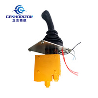 Vanne pilote hydraulique Genhorizon DXS-00 10,3 kg, commande à levier unique, montage à bride à 45 degrés, pièces pour chargeuses sur pneus