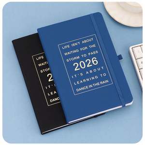 Agenda 2026 2027 Sin Fecha, Diaria y Semanal, con Lista de Tareas, Logotipo Personalizado, Planificador A5 de PU, 100 Hojas, para Oficina, Diario de Autocuidado, Venta al Por Mayor - Product Image 4