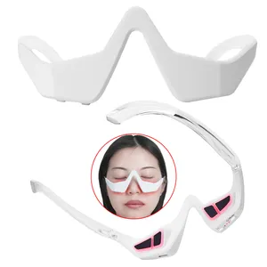 2 Modes Red Light Therapy Eyes Care Deep Repair 3D Eye Beauty Massager for Dark Circles Eye Bags