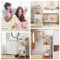 Perawatan kulit cat kuku parfum Makeup sikat rambut alat Vanity Organizer kosmetik Display Case Holder Makeup Organizer