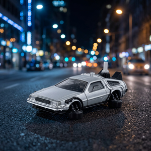 Tomica Retour vers le futur 2 : Machine à lancer du temps 1:64, voiture miniature en métal moulé sous pression, modèle à friction, 11 - Product Image 3