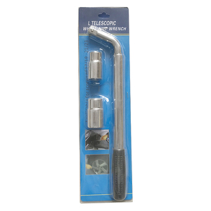Clé à <span class=keywords><strong>roue</strong></span> télescopique / Clé à écrous Clé à douille télescopique avec deux douilles standard 17,19,21,23MM - Product Image 1