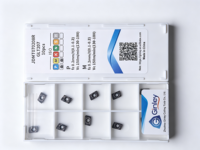Lame de fraise carrée JDMT070204R/070208R, insert de fraisage CNC en carbure, pièces de rechange en acier au tungstène pour l'acier inoxydable