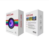 Objectif macro professionnel pour téléphone portable, haute définition 4K, longue portée, 30-120 mm, en plastique