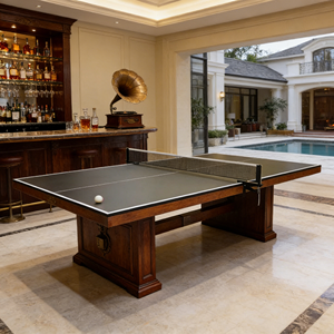Mesa de Billar 3 en 1 al Mejor Precio, Mesa de Tenis de Mesa y Hockey de Aire, Mesa de Ping Pong con Hockey de Aire y Billar para <span class=keywords><strong>Bar</strong></span>, Madera Maciza - Product Image 1