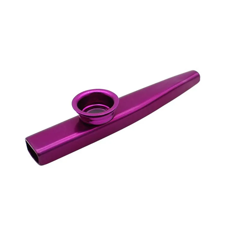 Vendita calda bel prezzo strumento musicale di alta qualità kazoo multicolore con membrana flauto